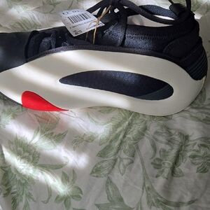 Men's Black and Red Athletic Shoes